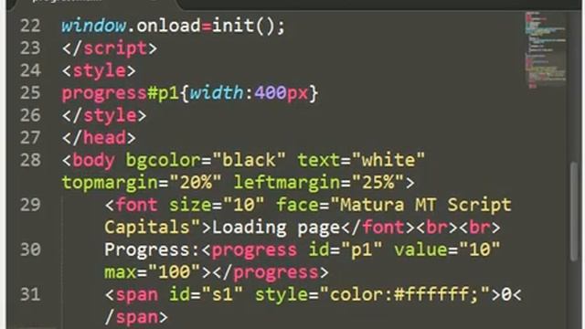 progress bar in html with JavaScript смотреть онлайн