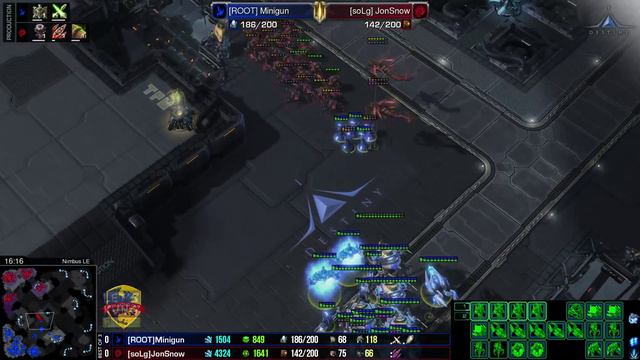 Starcraft 2 Minigun vs JonSnow Game 1 SC2 HOTS Tournaments смотреть онлайн