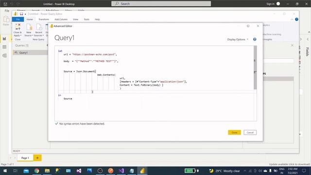 Lesson 16 How to load REST API post call data into Power BI Desktop. Do subscribe…!!! смотреть онлайн