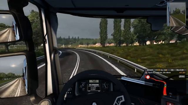 St. Petersburg Russia To Bourges France 3000 km Renault T Cargo: Cars ETS 2 RBGW Mod смотреть онлайн