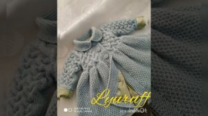 Пальто детское спицами.