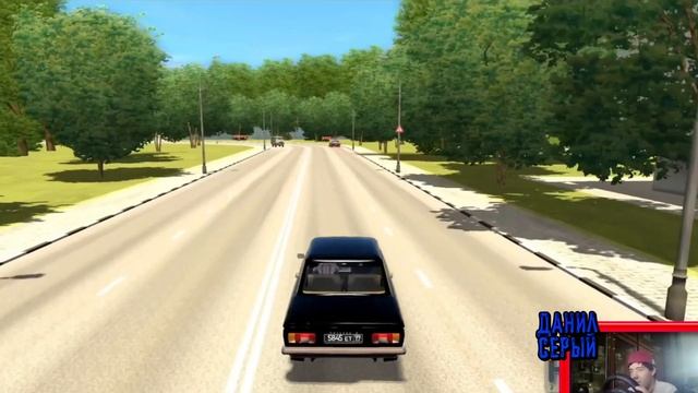 Мой первый раз играю в City Car Driving на руле смотреть онлайн
