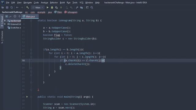12 Java Anagrams смотреть онлайн