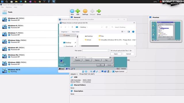 How to Install Windows 98 FE on VirtualBox 7.0 on a 12th Intel 12700H Alder Lake CPU смотреть онлайн