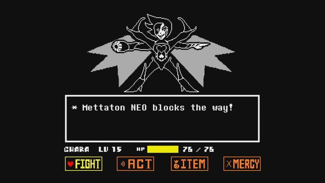Mettaton Neo's Fight - UNDERTALE Genocide Run