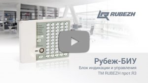 Блок индикации и управления Рубеж-БИУ ТМ RUBEZH прот. R3