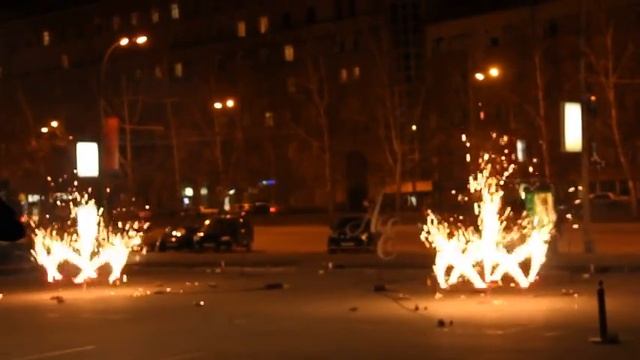 Агентство праздников "ЭлиАна". Пиротехническое шоу.Огненное шоу Коломна. Фаер-шоу Коломна смотреть онлайн