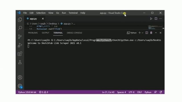 SketchFab Link Scraper with selenium(sample) смотреть онлайн