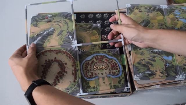 Распаковка настольной игры Steampunk Rally смотреть онлайн