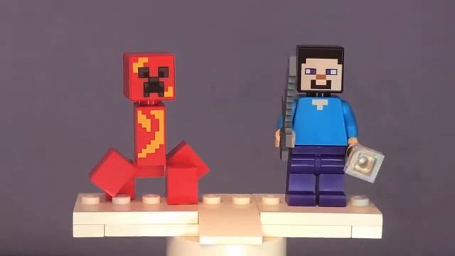Lego Minecraft The Creeper Ambush (21177) смотреть онлайн