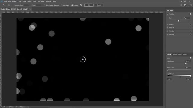 A Simple Way to Create and Add Beautiful Bokeh Overlays in Photoshop! смотреть онлайн