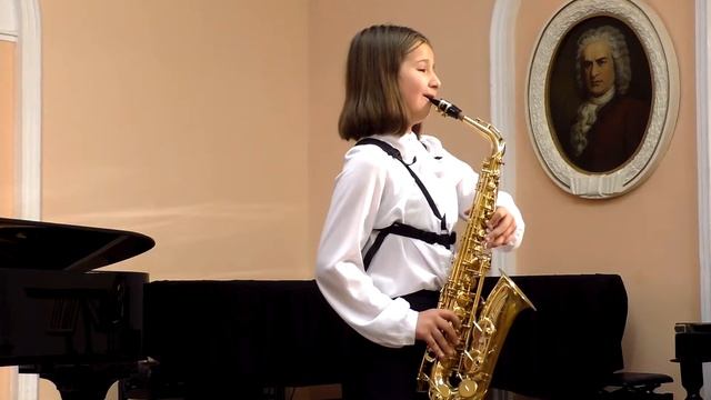 Будынина Яна, 10 лет, А. Бородин Половецкие пляски из оперы "Князь Игорь"; Ф. Ферран Сонатина Багир смотреть онлайн