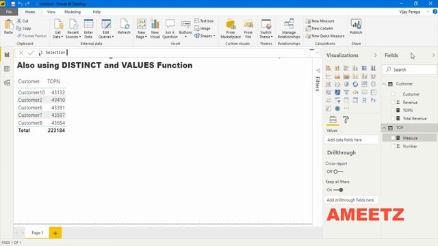 Learn DAX: VALUES, DISTINCT, TOPN, RANKX, FILTER, CALCULATE, SELECTEDVALUE, ALL and many more смотреть онлайн