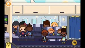 Toca boca. Ева и её семья. || 2 сезон 6 серия ||~♡ Тока бока аэропорт и квартира на море ♡~