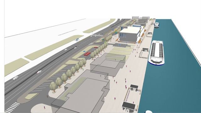 Имитационное моделирование южного речного вокзала в Anylogic