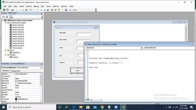 AHCAREER Online Microsoft Excel Course Data Entry using User Form in VBA смотреть онлайн