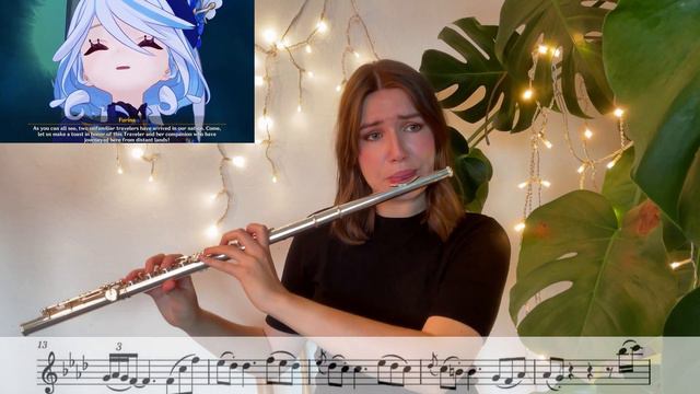 Furina Appearance Theme | Genshin Impact | Flute Cover [SHEET MUSIC] смотреть онлайн
