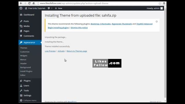 How to Install Wordpress Themes by Zip Files or Paid Themes in Urdu смотреть онлайн