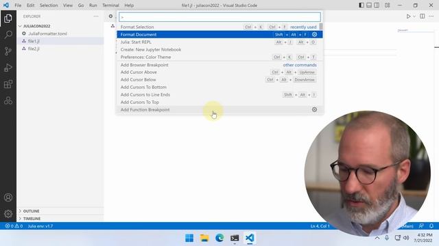 Julia in VS Code - What's New | David Anthoff, Sebastian Pfitzner | JuliaCon 2022 смотреть онлайн