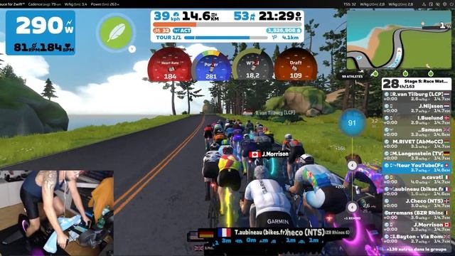 ??[com] ZRacing étape 5 - Going Coastal 19km 30d+ (C) / Nouveau parcours 160 cyclistes?♂️? смотреть онлайн