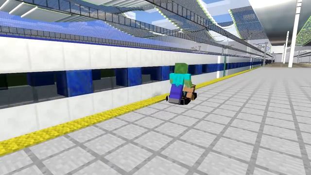 Minecraft Train To Busan KTX Animation