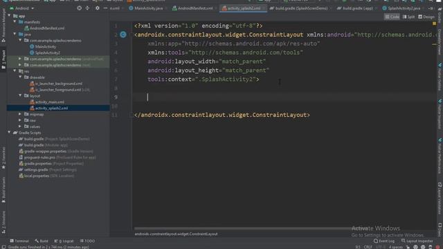 Splash Screen Animation | 2021 | Java | Android Studio | Code For Job смотреть онлайн