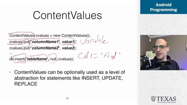 Using SQLite on Android (slides) смотреть онлайн