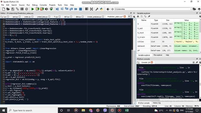 Prediction of salary using linear regression in python - Start the academy internship task смотреть онлайн