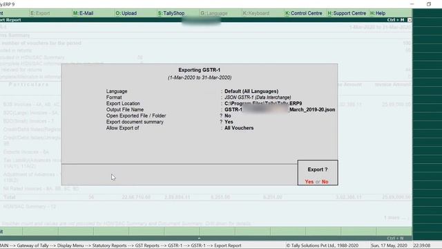 File GSTR-1 & GSTR-3B by Generating Json (file) from Tally | Live Demo - Step by Step | Hindi смотреть онлайн