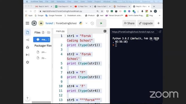 Season 16 | Day 1 | Python for Everyone | Data Types, Input Output, Import, String Operations смотреть онлайн