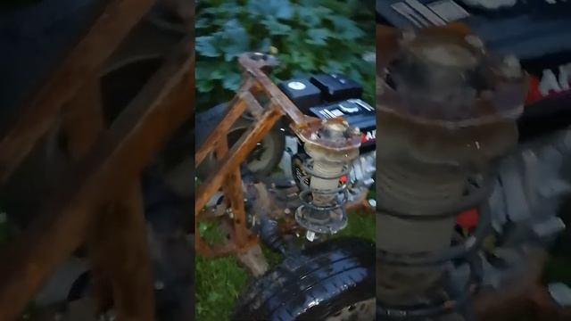 Самодельный квадроцикл с двигателем brait lifan 17 с мостами королла и раздаткой сузуки 4х4 смотреть онлайн