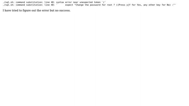 Ubuntu: Automate the mysql secure installation using shell script смотреть онлайн