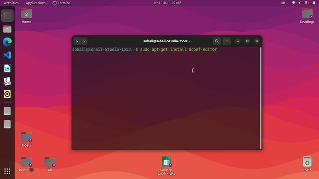 Transparent Top Bar and Dock in Ubuntu 22.04.1 LTS смотреть онлайн