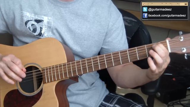 Blink 182 - I Miss You - Guitar Tutorial (SUPER QUICK AND SUPER EASY TOFOLLOW!!) смотреть онлайн