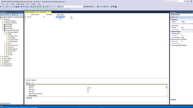 Twitter Course Part 2: SQL Server Setup and Creating a Table. смотреть онлайн