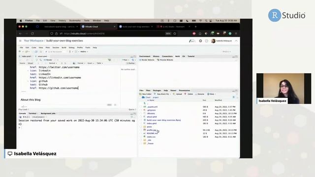 Building a Blog with Quarto | Led by Isabella Velásquez, RStudio смотреть онлайн
