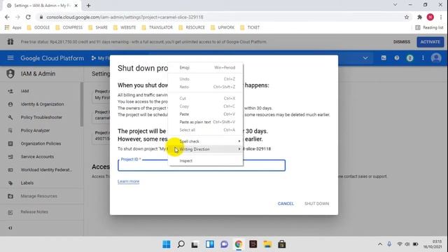 How to Delete Project on Google Cloud Platform смотреть онлайн