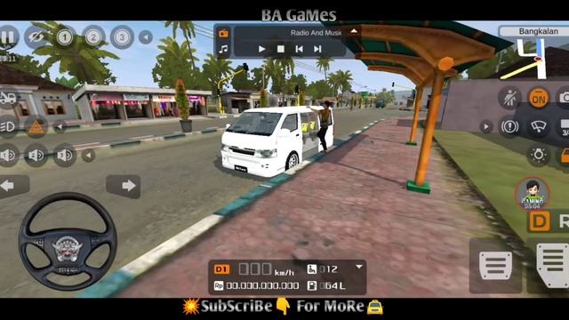 Toyota Hiace Car Mod For Bus Simulator Indonesia - Bus Games! New Mod - Android Gameplay