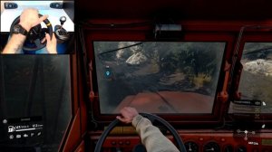 SnowRunner | вездеход ANK MK38 CIVILIAN | руль Thrustmaster TX + Thrustmaster TH8A