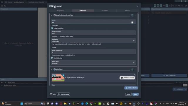how to make 3d side scroller in gdevelop смотреть онлайн