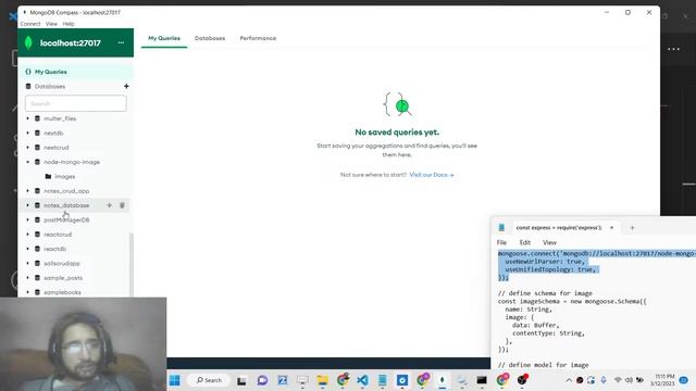 Node.js Express Project to Upload Image Buffer & BLOB Data to MongoDB Database & Display it Using J смотреть онлайн