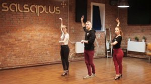 SALSA PLUS ONLINE. Связка футворк. Кубинская сальса.