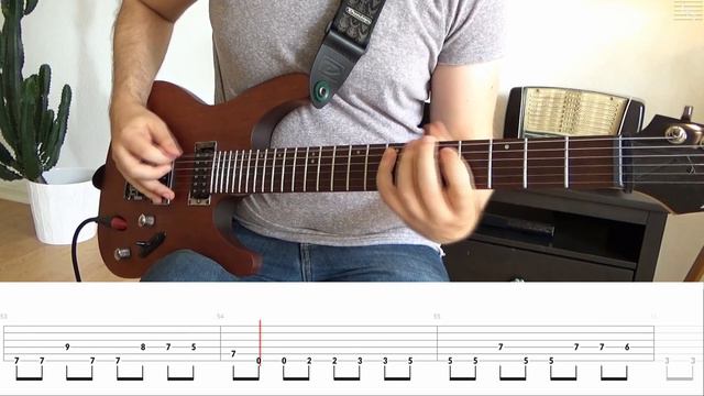 Muse - Supermassive Black Hole | Guitar Tabs Tutorial смотреть онлайн