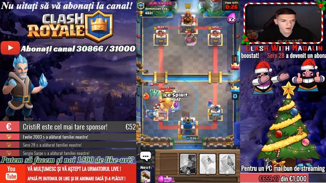 🔴[LIVE] NE LUPTAM CU TOTI MAXATII PENTRU MASTER 1 SEZONUL ACESTA! - CLASH ROYALE ROMANIA смотреть онлайн