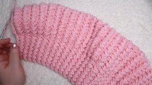 ШИКАРНЫЙ, ОБЪЕМНЫЙ БЕРЕТ СПИЦАМИ . ПОДРОБНЫЙ МАСТЕР КЛАСС