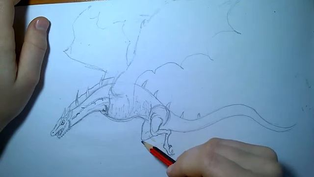 Как нарисовать дракона из фильма ,, ОН-ДРАКОН" смотреть онлайн