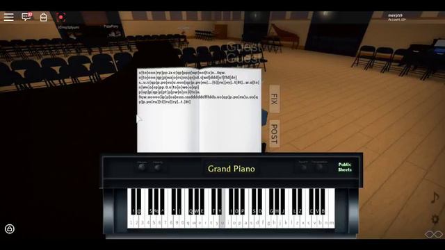 Virtual Piano Hallelujah [NOTES IN DESC] смотреть онлайн
