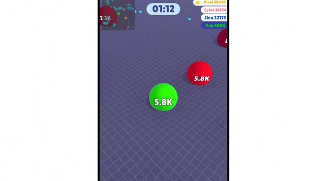 Balls Io - Avoid The Red Ball, Collect The Orange Ball And Become The King