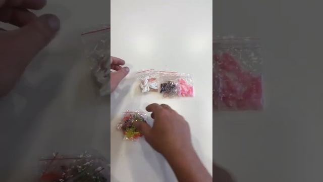 100 шт. Рыболовные силиконовые приманки 40 мм 0.4г #shorts#aliexpress#рыбалка смотреть онлайн