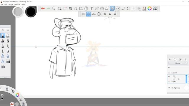 Software I use to design my cartoon characters | How to use Autodesk Sketchbook pro | RinkuArt смотреть онлайн